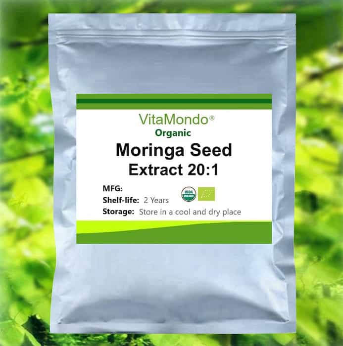 Organic Moringa Seed Extract Powder 20x Strong VitaMondo