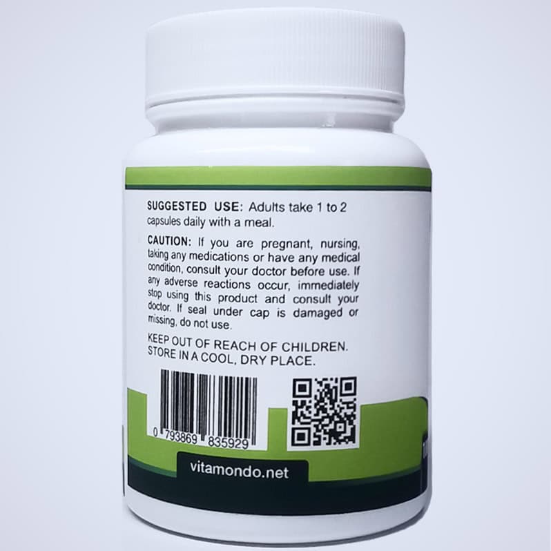 Organic Astragalus Capsules Supplement 500 mg Capsules 2