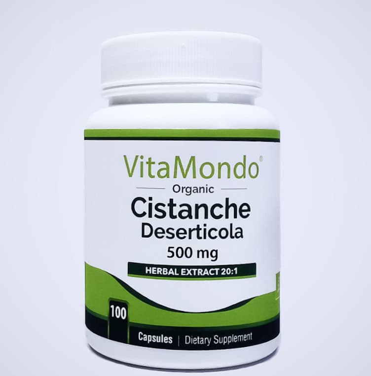 Organic Cistanche Deserticola Supplement 500mg Capsules 1