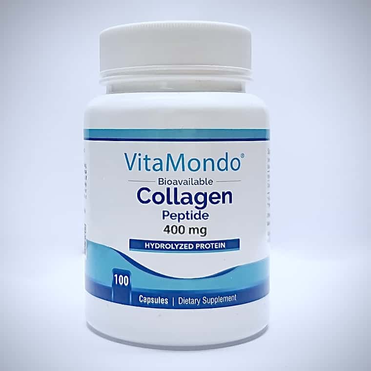 Hydrolyzed Marine Collagen 98% 400 mg x 100 Capsules