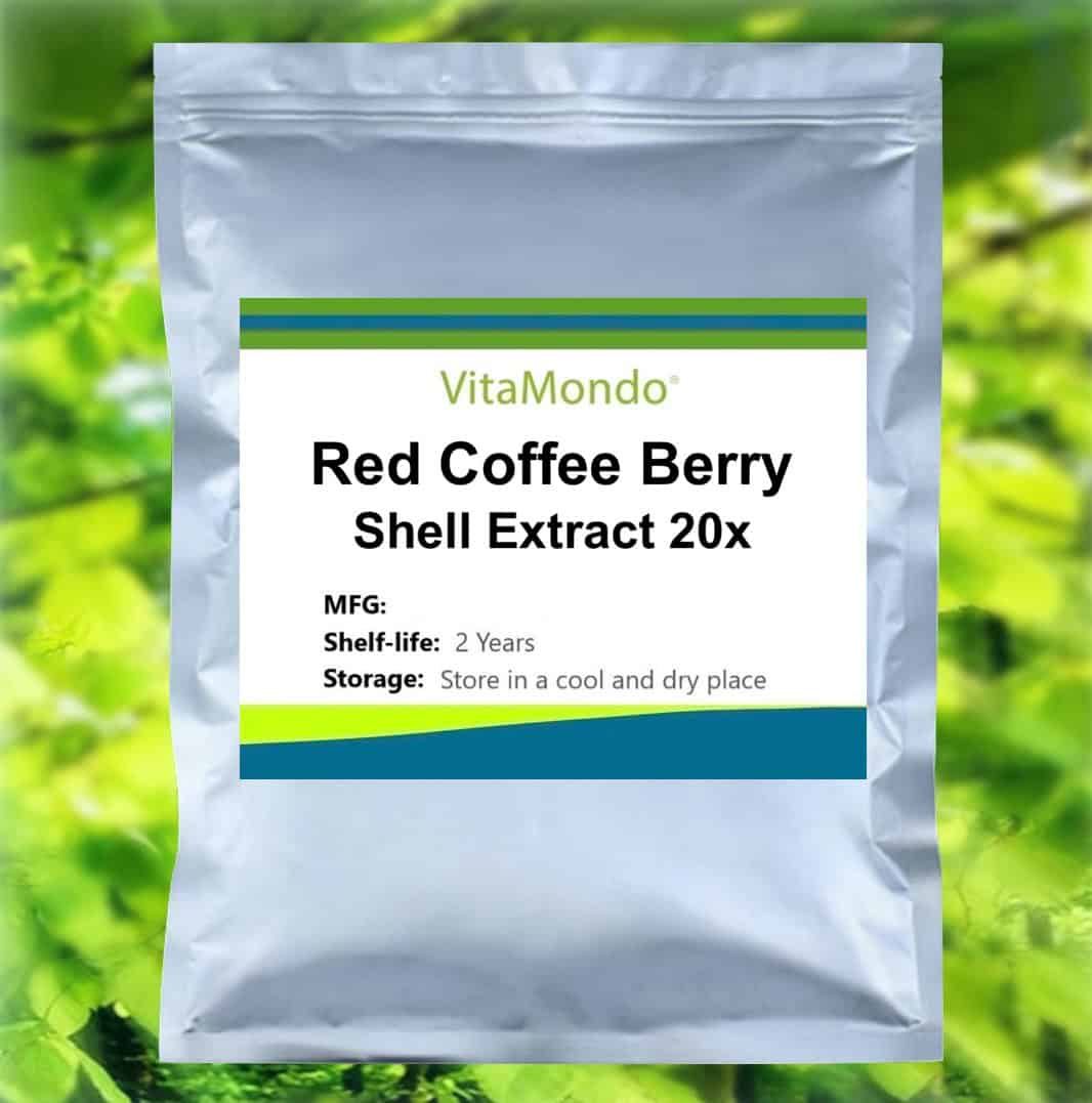 Premium Red Coffee Berry Shell Extract Coffee Fruit BDNF