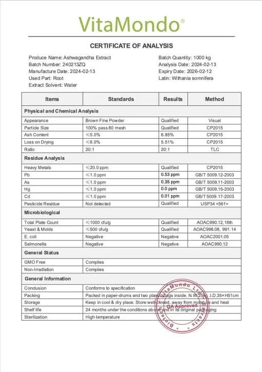 Ashwagandha Root Extract: 100g-1kg – Withanolides - Image 4