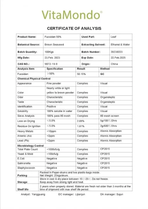 Premium Fucoidan 50%: 100g-1kg – Japanese Algae Food Supplement - Image 2