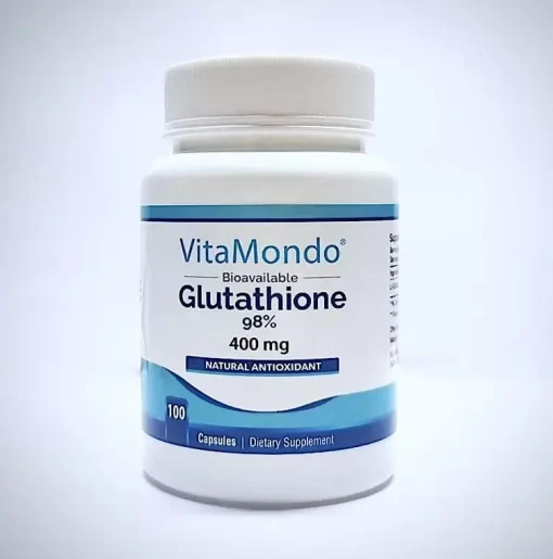 L-Glutathione Supplement 98% (GSH): 400 mg * 100 Capsules