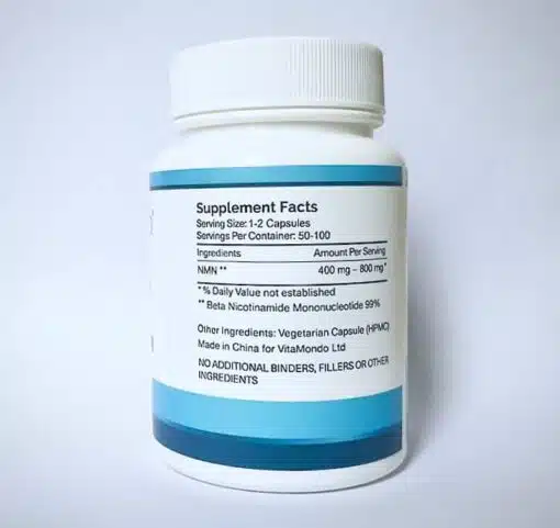 NMN 99% Enteric-Coated 400mg * 100 Caps – NAD+ & Healthy Aging Support - Image 4