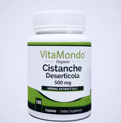 Organic Cistanche Deserticola Supplement: 500 mg * 100 Caps