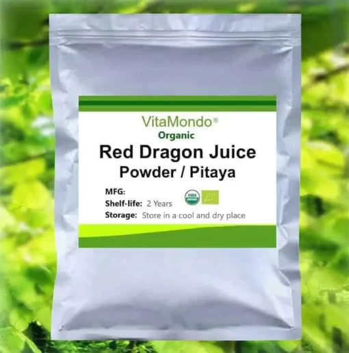 Organic Red Pitaya Juice Powder: 100g-1kg – Pink Dragon Fruit