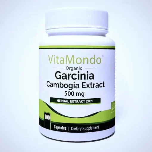 Organic Garcinia Cambogia Capsules: 500 mg * 100 Capsules – HCA