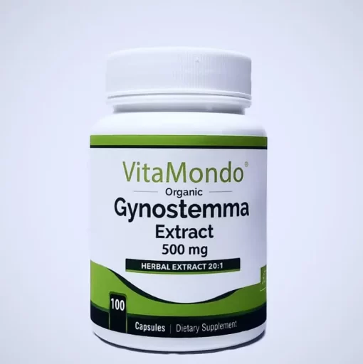 Organic Gynostemma Pentaphyllum: 500 mg * 100 Caps – Jiaogulan