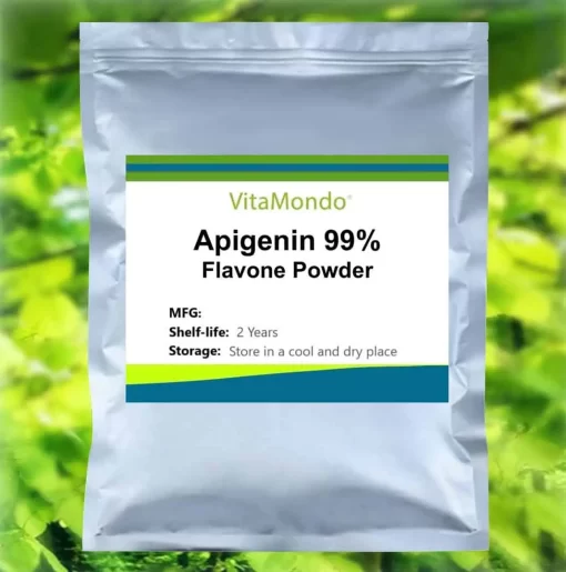 Premium Apigenin Supplement 99%: 100g-1kg – Flavonoid, Calming