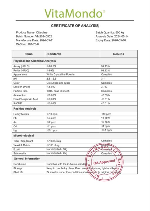 Premium CDP Choline 99% – 100g-500g – Cognition *NEW* - Image 2