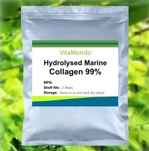 Premium Hydrolysed Marine Collagen Peptide 99%: 100g-1kg – Skin