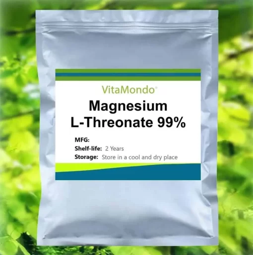 Pure Magnesium L-Threonate Supplement 99%: 100g-1kg – Bioavailable