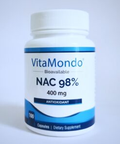 Pure N-Acetyl-L-Cysteine (NAC) Capsules 1 Front