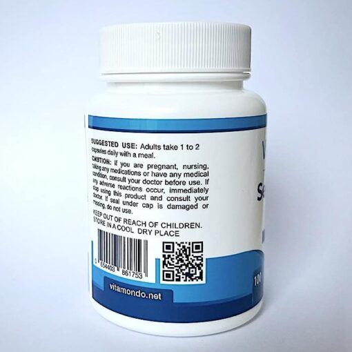 Serrapeptase 600 SPU/mg: 400 mg * 100 Caps – Enteric-Coated *NEW* - Image 2