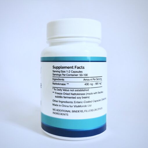 Freeze-Dried Nattokinase 20,000 FU 2 Ingredients