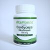 Organic Cordyceps Supplement Capsules Front